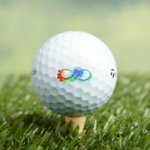 Infinity with Rainbow Jellyfish Golfball (Insitu T-Shirt)