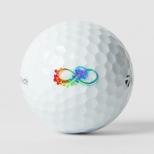 Infinity with Rainbow Jellyfish Golfball (Vorderseite)