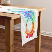 Infinity with Rainbow Jellyfish Kurzer Tischläufer (Beispiel)