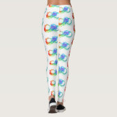 Infinity with Rainbow Jellyfish Leggings (Rückseite)