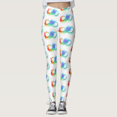 Infinity with Rainbow Jellyfish Leggings (Vorderseite)