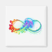 Infinity with Rainbow Jellyfish Magnet (Vorne)