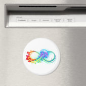 Infinity with Rainbow Jellyfish Magnet (In Situ (Geschirrspüler))