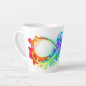 Infinity with Rainbow Jellyfish Milchtasse (Linke Ecke)