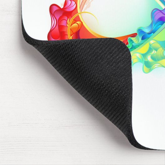 Infinity with Rainbow Jellyfish Mousepad (Ecke)