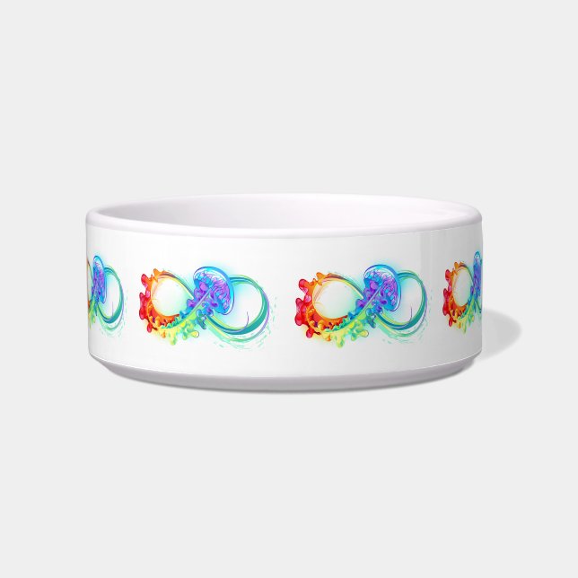 Infinity with Rainbow Jellyfish Napf (Vorderseite)