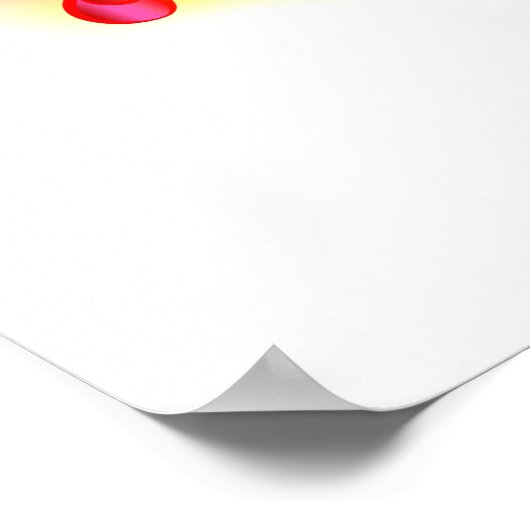 Infinity with Rainbow Jellyfish Poster (Ecke)