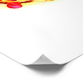 Infinity with Rainbow Jellyfish Poster (Ecke)