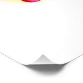 Infinity with Rainbow Jellyfish Poster (Ecke)