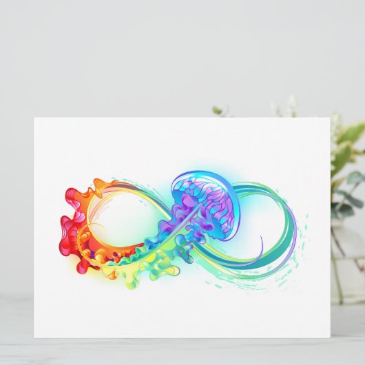 Infinity with Rainbow Jellyfish Programm (Stehend Vorderseite)