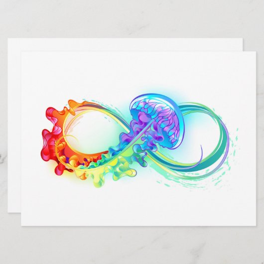 Infinity with Rainbow Jellyfish Programm (Vorne/Hinten)