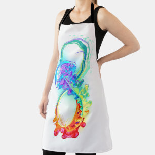 Infinity with Rainbow Jellyfish Schürze