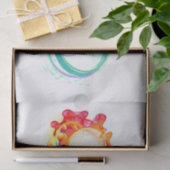 Infinity with Rainbow Jellyfish Seidenpapier (Geschenk)