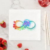 Infinity with Rainbow Jellyfish Serviette (Beispiel)