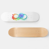 Infinity with Rainbow Jellyfish Skateboard (Horizontal)