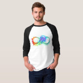 Infinity with Rainbow Jellyfish T-Shirt (Vorne ganz)