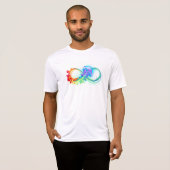 Infinity with Rainbow Jellyfish T-Shirt (Vorne ganz)