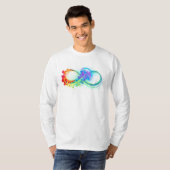 Infinity with Rainbow Jellyfish T-Shirt (Vorne ganz)