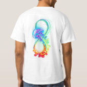 Infinity with Rainbow Jellyfish T-Shirt (Rückseite)