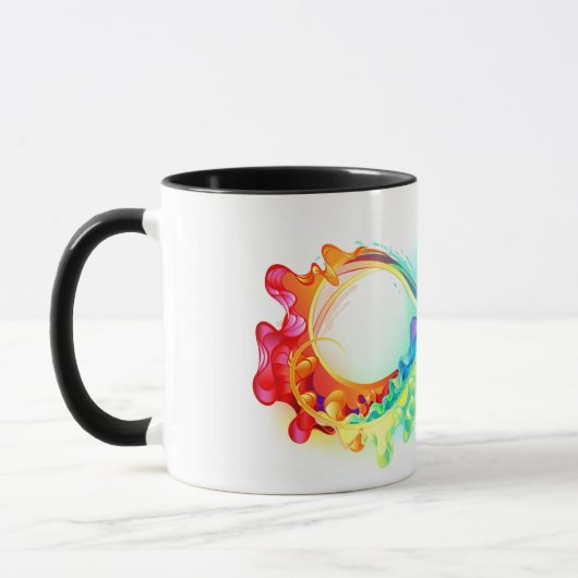 Infinity with Rainbow Jellyfish Tasse (Links)