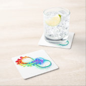 Infinity with Rainbow Jellyfish Untersetzer (Vor Ort)