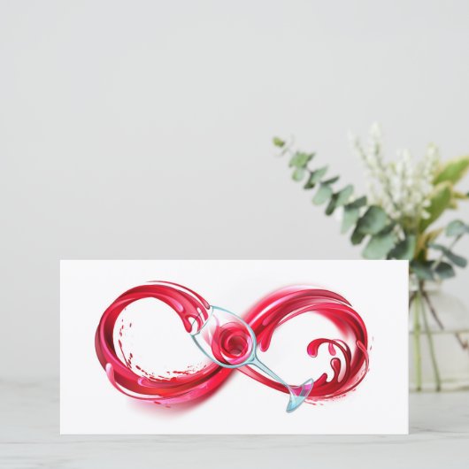 Infinity with Red Wine Ankündigung (Stehend Vorderseite)