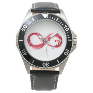 Infinity with Red Wine Armbanduhr