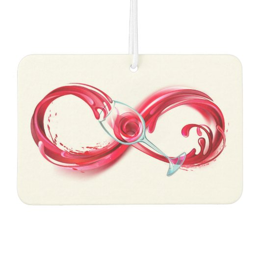 Infinity with Red Wine Autolufterfrischer (Vorderseite)