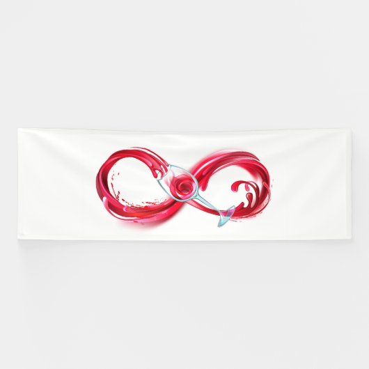 Infinity with Red Wine Banner (Horizontal)
