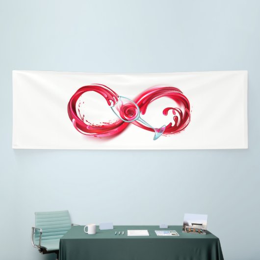 Infinity with Red Wine Banner (Messeveranstaltung)