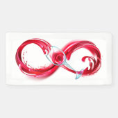 Infinity with Red Wine Banner (Horizontal)