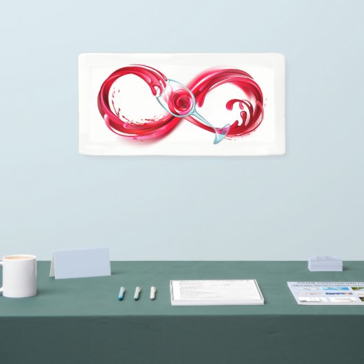 Infinity with Red Wine Banner (Messe)