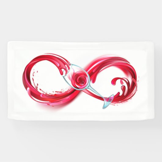 Infinity with Red Wine Banner (Horizontal)