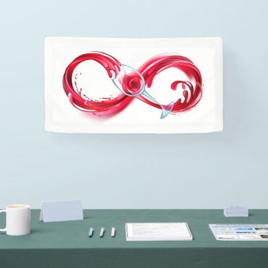 Infinity with Red Wine Banner (Messe)