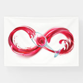 Infinity with Red Wine Banner (Horizontal)