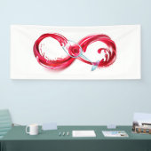 Infinity with Red Wine Banner (Messe)