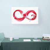 Infinity with Red Wine Banner (Messe)