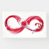 Infinity with Red Wine Banner (Horizontal)