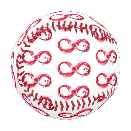 Infinity with Red Wine Baseball (Vorderseite Links)