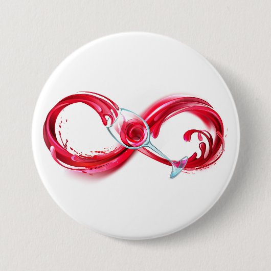 Infinity with Red Wine Button (Vorderseite)