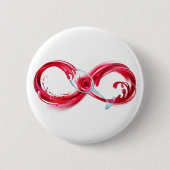 Infinity with Red Wine Button (Vorderseite)