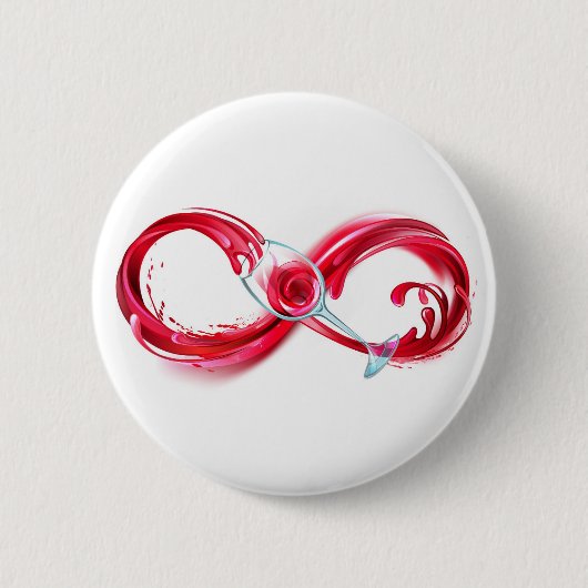 Infinity with Red Wine Button (Vorderseite)