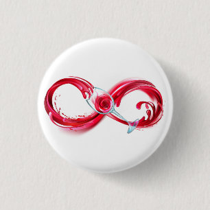 Infinity with Red Wine Button