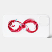 Infinity with Red Wine Case-Mate iPhone Hülle (Rückseite (Horizontal))