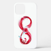 Infinity with Red Wine Case-Mate iPhone Hülle (Rückseite)