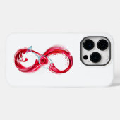 Infinity with Red Wine Case-Mate iPhone Hülle (Rückseite (Horizontal))