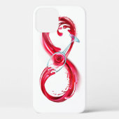 Infinity with Red Wine Case-Mate iPhone Hülle (Rückseite)