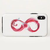 Infinity with Red Wine Case-Mate iPhone Hülle (Rückseite (Horizontal))