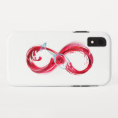 Infinity with Red Wine Case-Mate iPhone Hülle (Rückseite (Horizontal))
