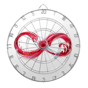 Infinity with Red Wine Dartscheibe